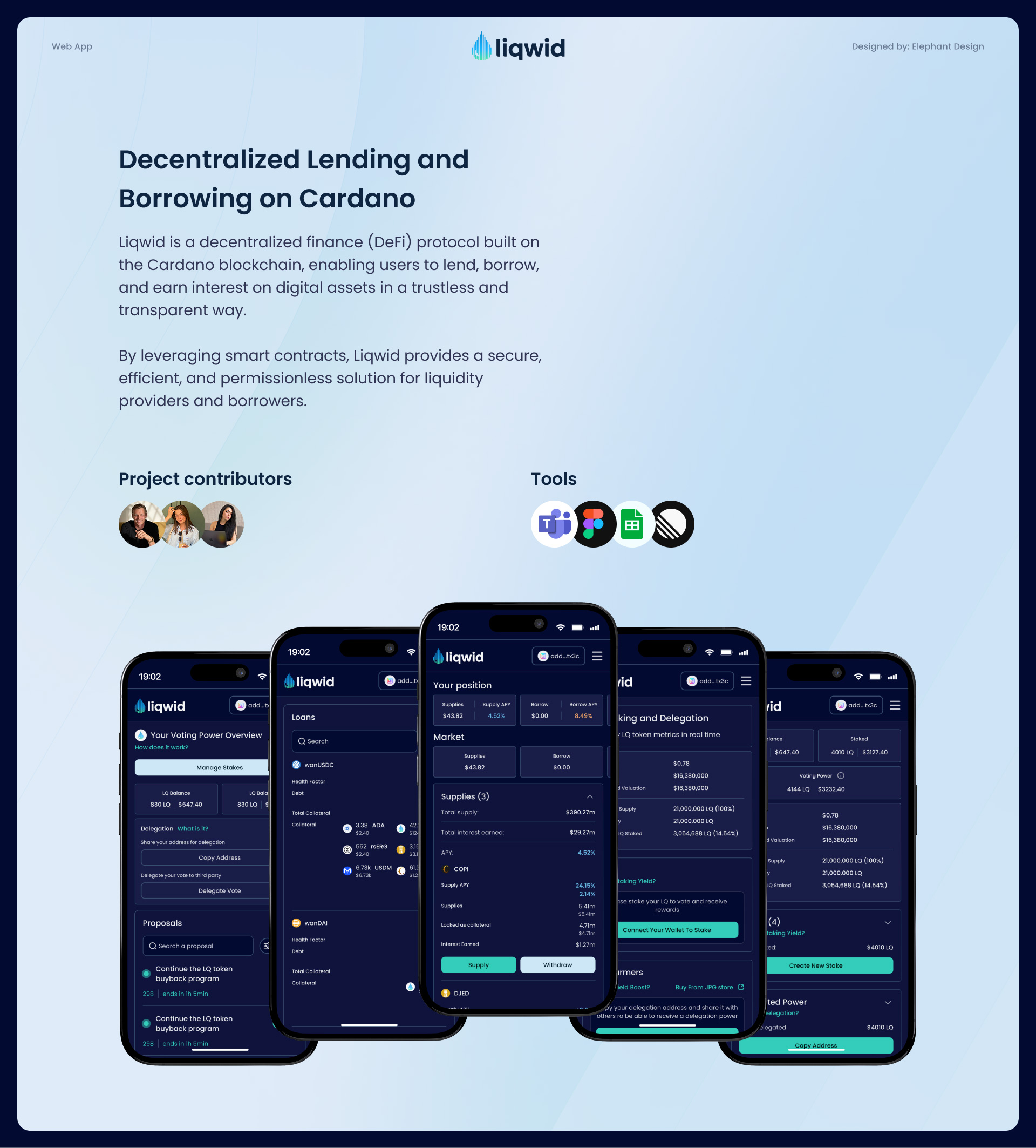 Liqwid Finance DeFi protocol overview
