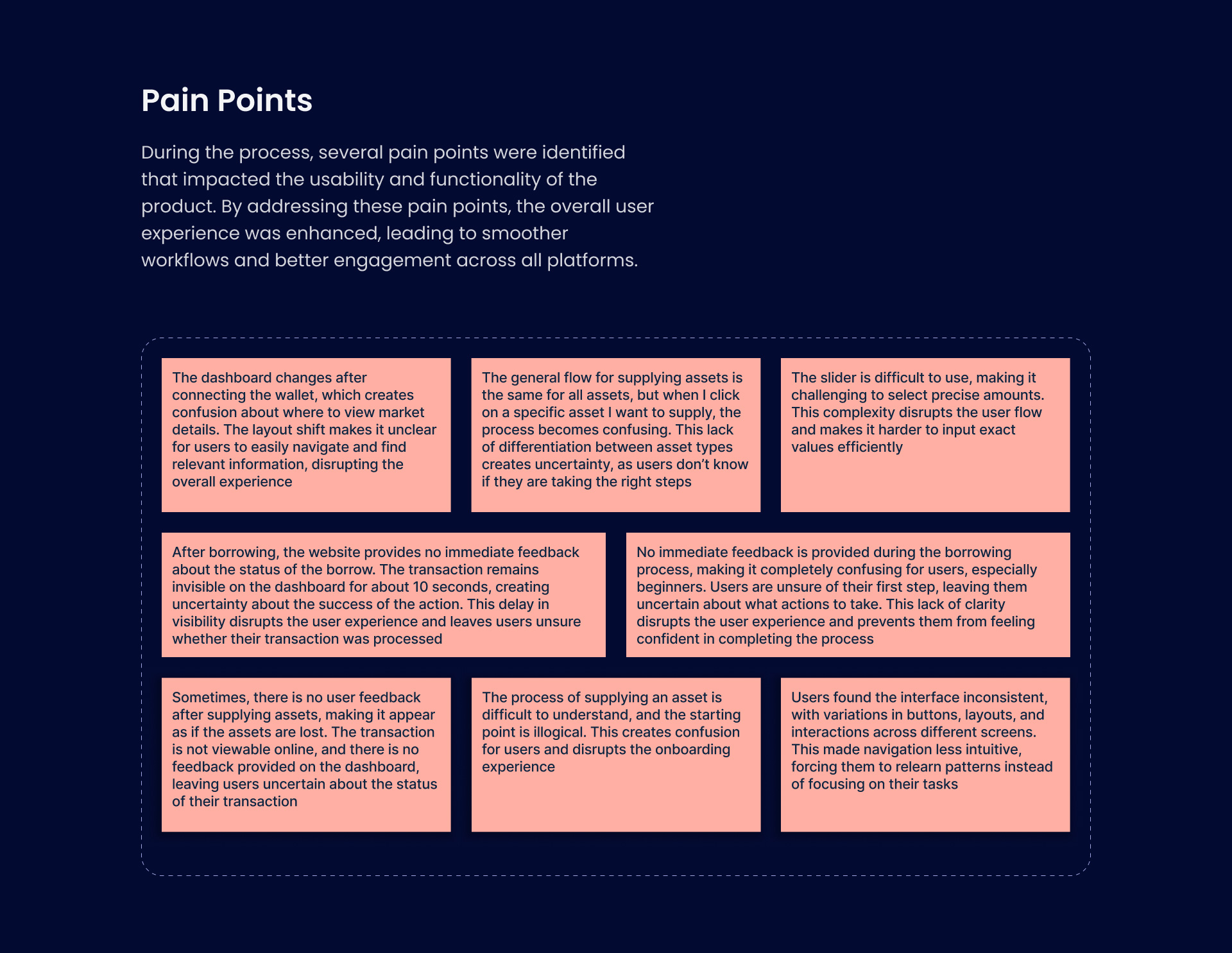 Liqwid Finance UX flow